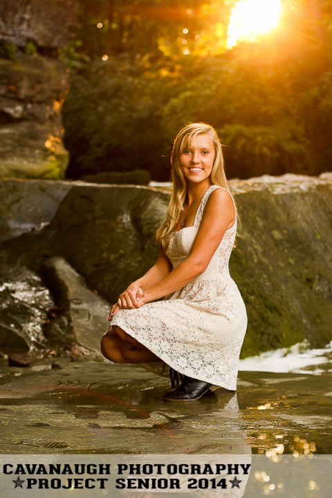 POTD_senior_girl_outdoor_park_waterfall_casual_sun_flare